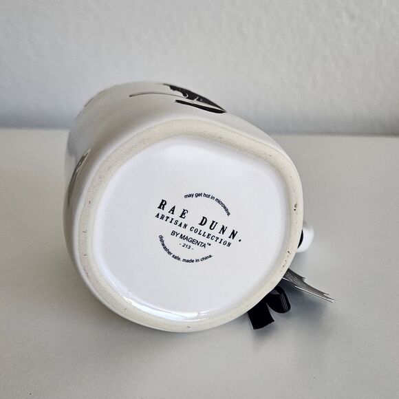 NEW Rae Dunn | 'Hocus Purr Cus' Black Cat Witch Ceramic Tea Mug Coffee Cup - Picture 5 of 5